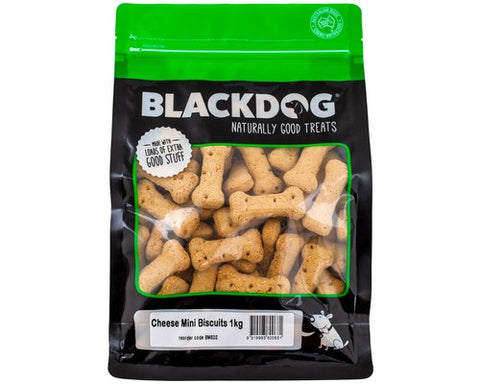 Black Dog – Oven Baked Mini Biscuits - Cheese – 1kg