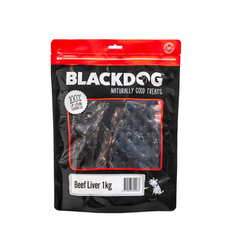Black Dog - Beef Liver - 1kg - 500g 