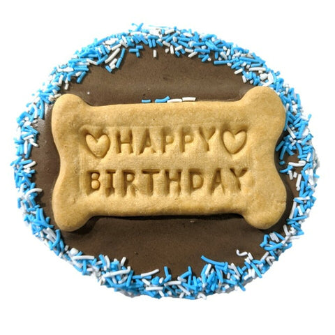 Huds And Toke - Birthday Cake Cookie - Carob Frosted 1 Piece