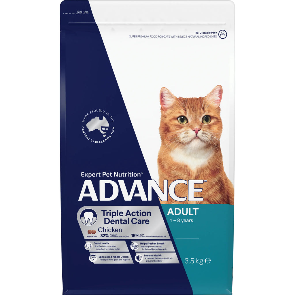 Advance - Adult Cat - Triple Action Dental - Chicken - 3.5kg