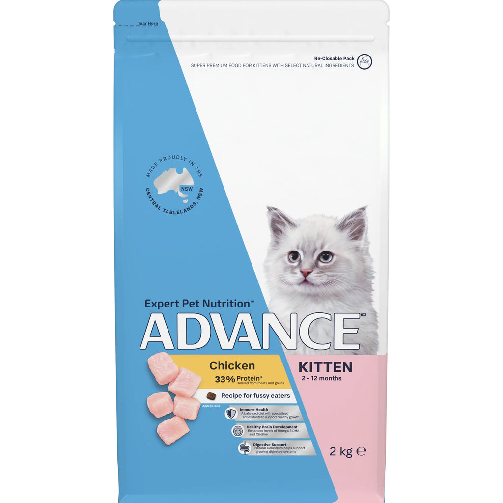 Advance - Kitten -Dry Food Chicken with Rice - 8kg-4kg-2kg