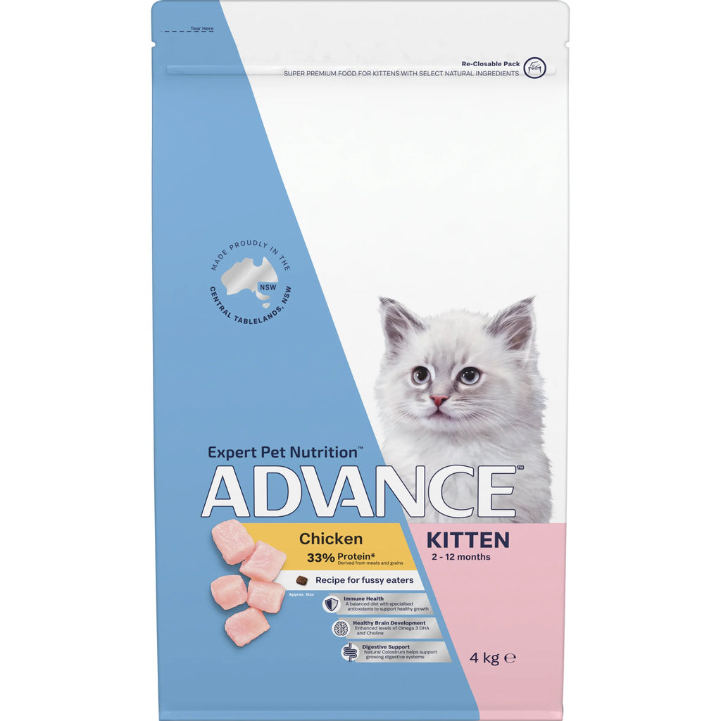 Advance - Kitten -Dry Food Chicken with Rice - 8kg-4kg-2kg