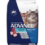 Advance - Adult Multi-Cat - Chicken & Ocean Fish - 8kg-4kg-2kg