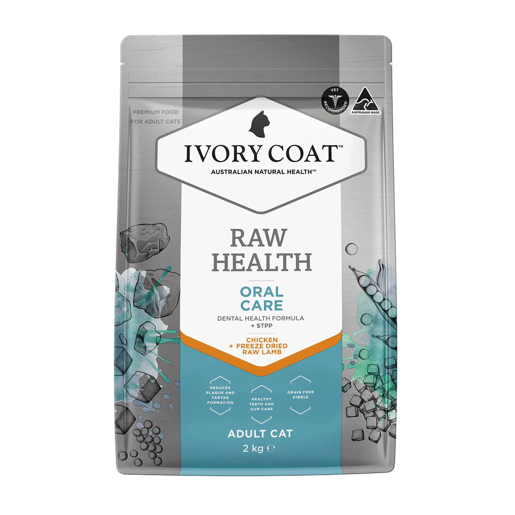 Ivory Coat - Adult Cat - Raw Health - Oral Care - 4kg-2kg