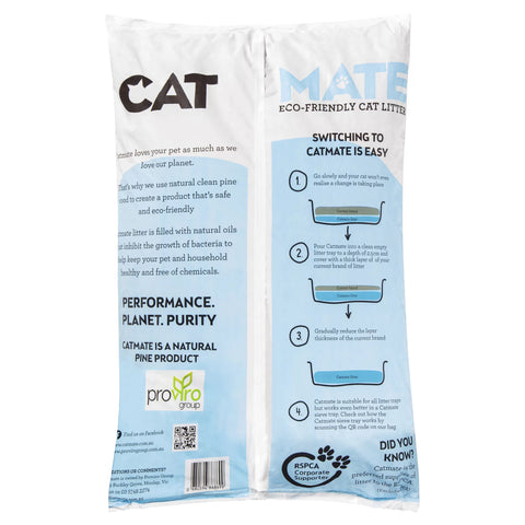 Catmate - Wood Pellet Cat Litter - 15kg