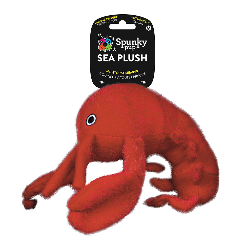 Spunky Pup - Sea Plush - Lobster - Medium