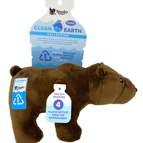 Spunky Pup - Clean Earth - Bear - Large-Small