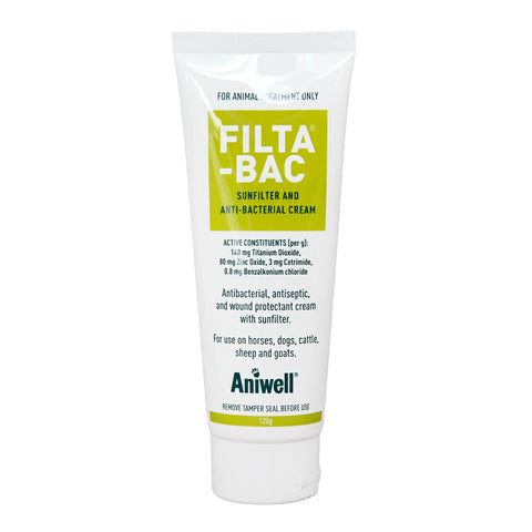 Filta-Bac - Sunfilter and Anti-Bacterial Cream - 120gm
