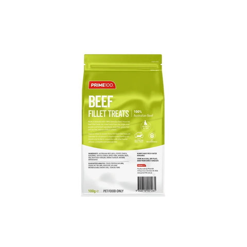Prime100 - Fillet Treats - Beef - 100g