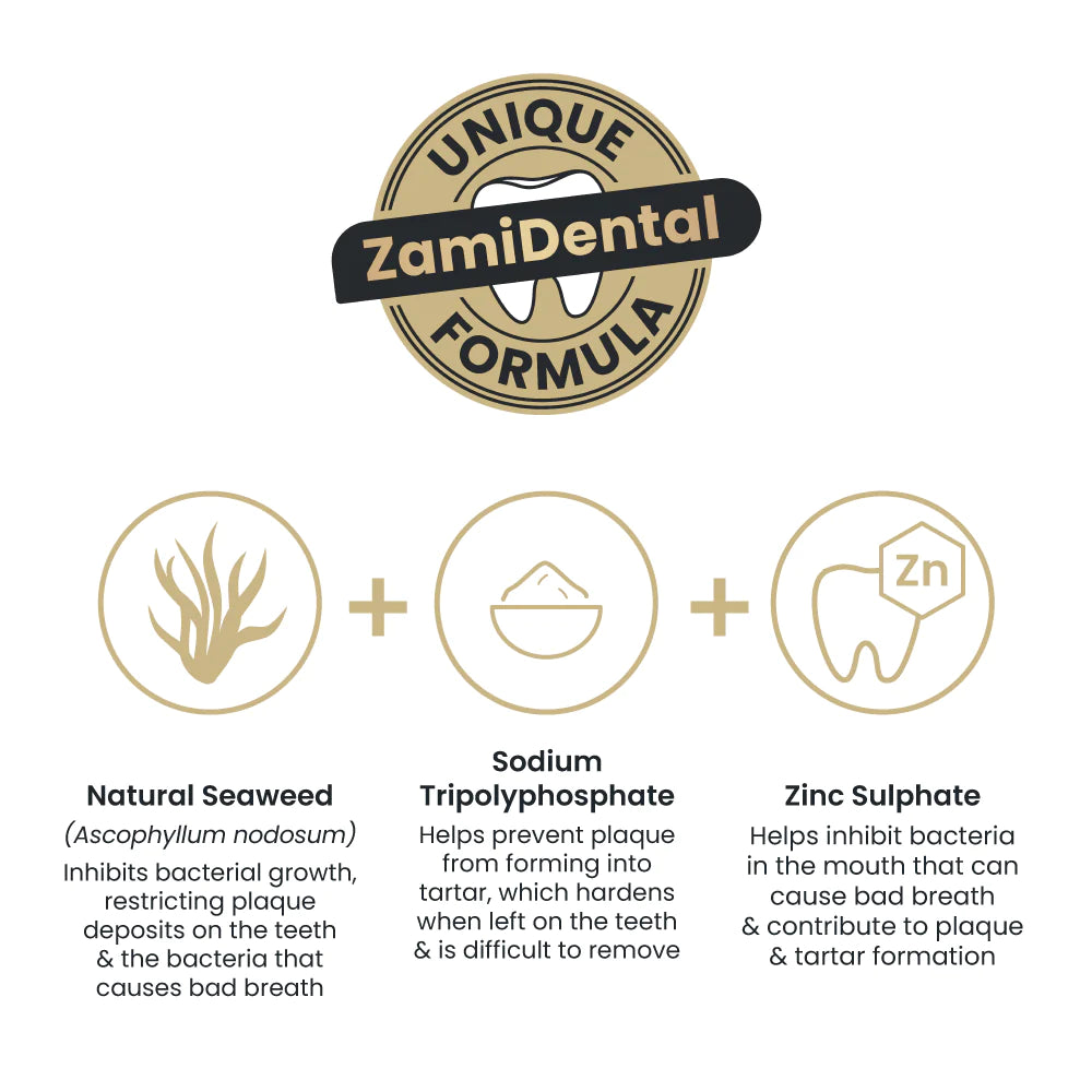 ZamiPet - Dental Sticks - Relax & Calm - Med/Large Dogs - 6 Sticks