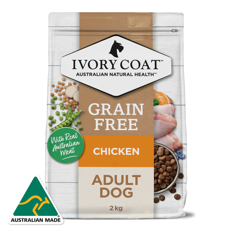 Ivory Coat - Adult Dog Dry Food - GRAIN FREE - Chicken - 2kg