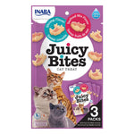 Inaba - Cat Juicy Bites - Shrimp and Seafood Mix Flavour - Carton of 6 (6x33.9g)