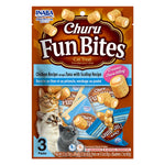 Inaba - Cat Churu Fun Bites - Chicken and Tuna with Scallop Recipe Wraps - Carton of 6