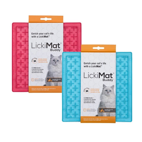 LickiMat - Cat Buddy - Turquoise-Pink