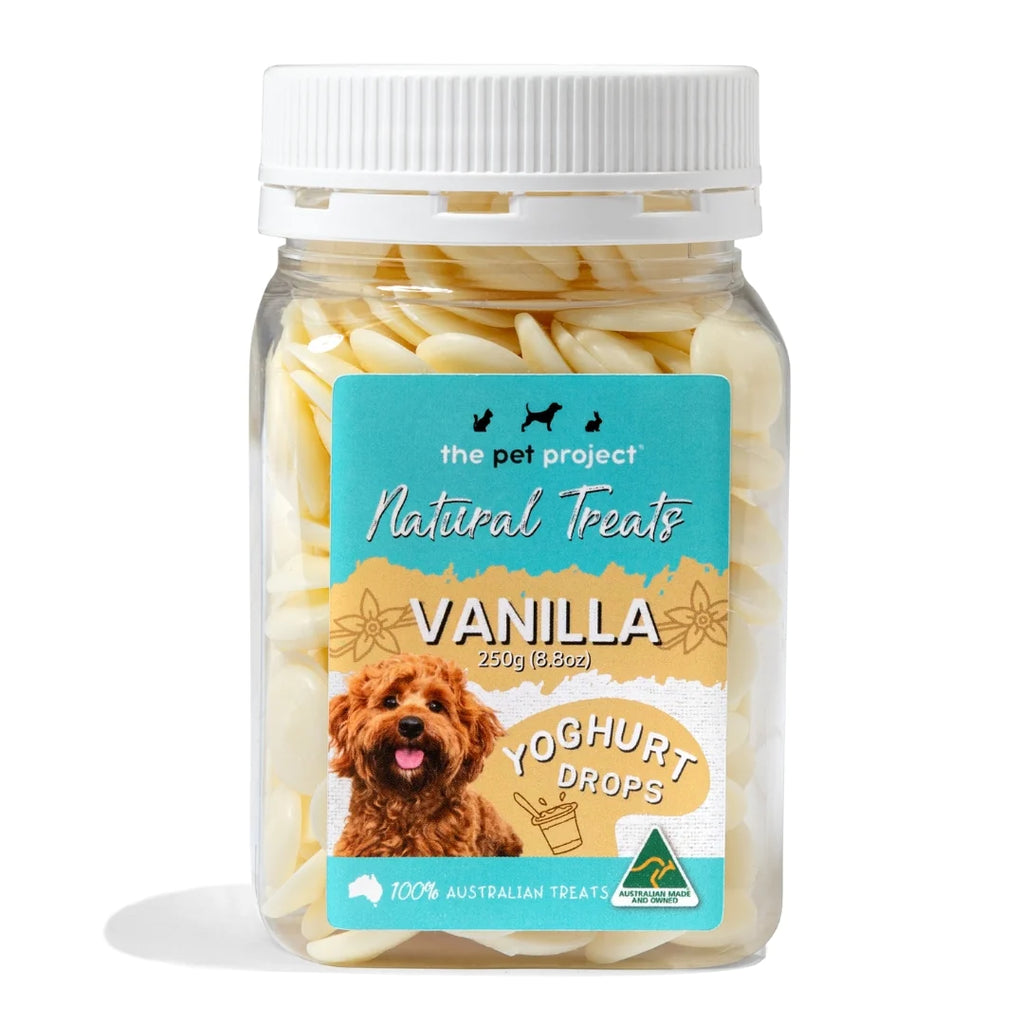 The Pet Project - Natural Treats - Vanilla Yogurt Drops - 250g