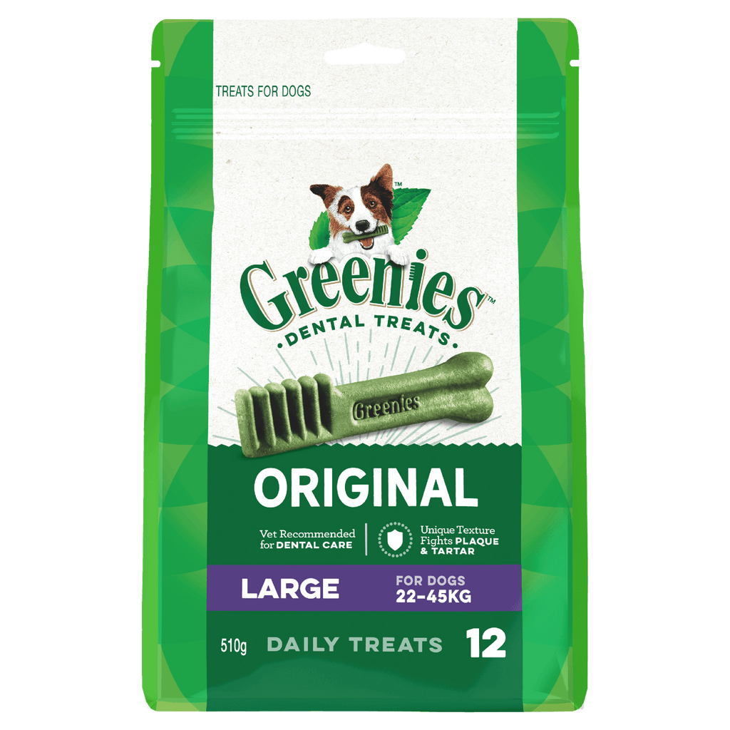 Greenies - Dental Dog Treats - Original - Large 510g (12 Pack)