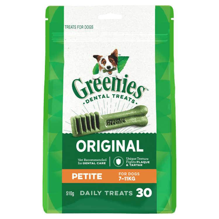 Greenies - Dental Dog Treats - Original - Petite 510g (30 Pack)