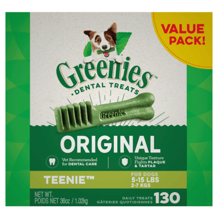 Greenies - Dental Dog Treats - Original - Value Pack Large 1.02kg 24 Pack-36 pack 60 pack-130 pack