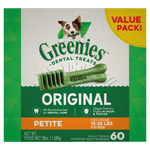 Greenies - Dental Dog Treats - Original - Value Pack Large 1.02kg 24 Pack-36 pack 60 pack-130 pack