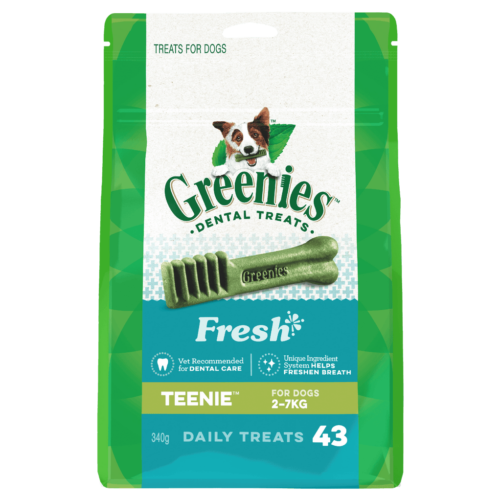 Greenies - Dental Dog Treats - Fresh - Teenie 340g (43 Pack