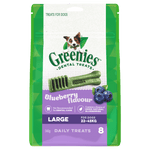 Greenies - Dental Dog Treats - Blueberry - Large 340g (8 Pack)