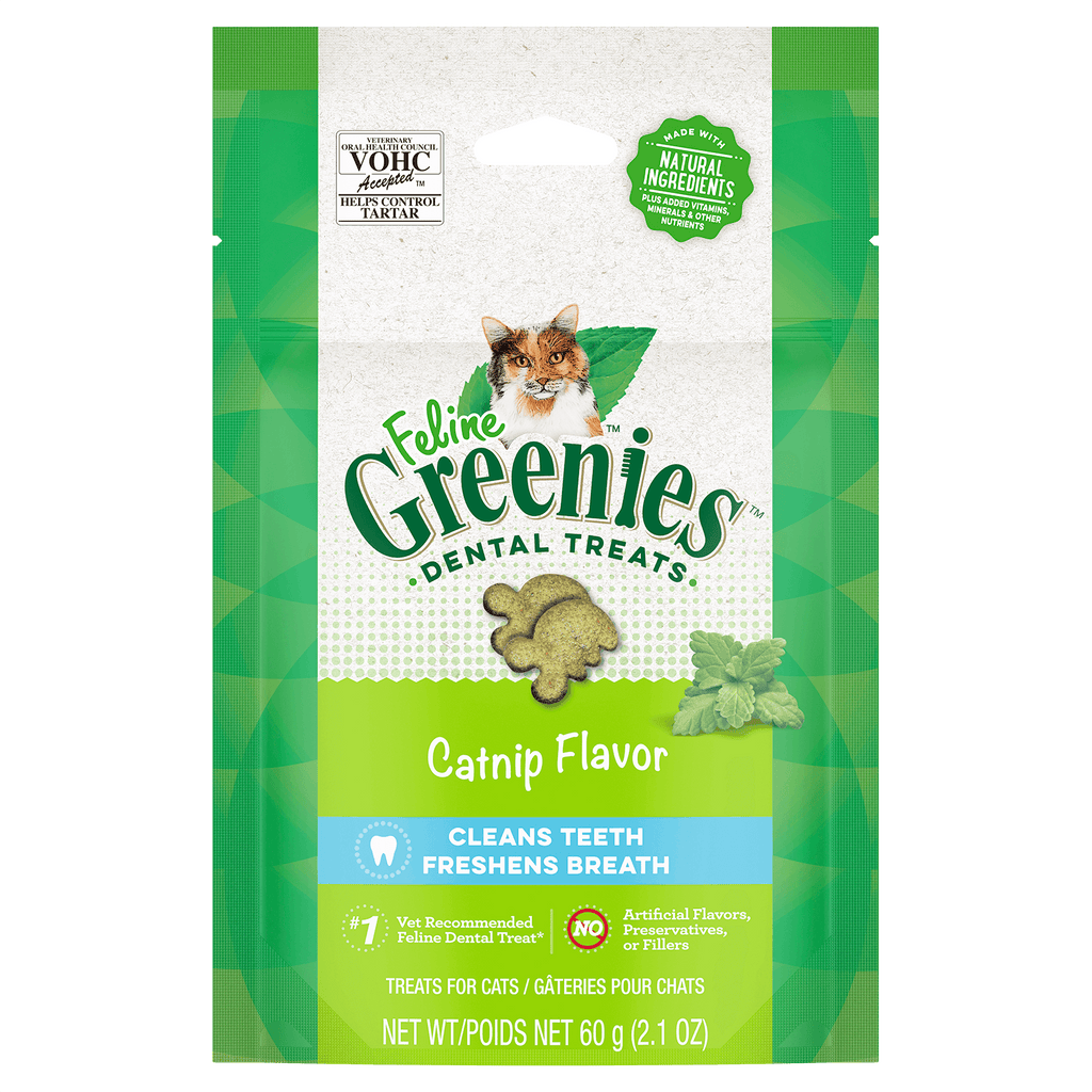 Greenies - Dental Cat Treats - Catnip - 60g