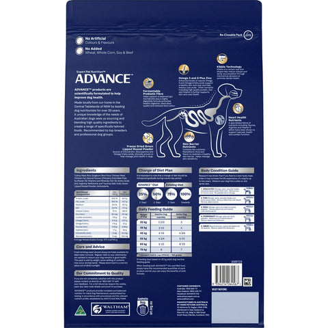 Advance - Adult Dog - Large Oodles - Turkey with Rice - 2.5kg