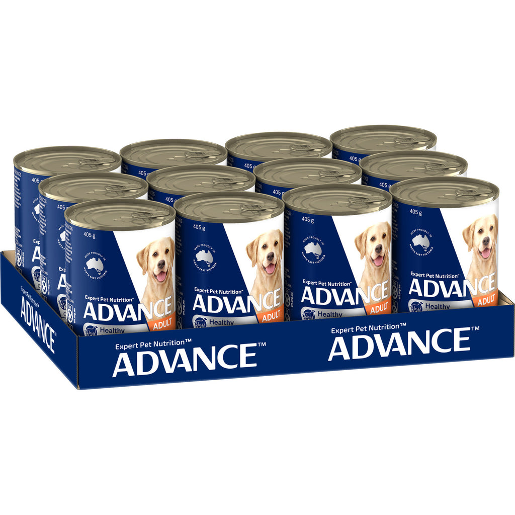Advance - Wet Food Tins - Adult Dog - Healthy Weight - 12 x 405g