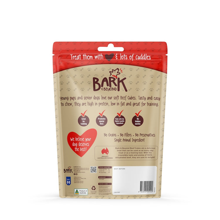 Bark & Beyond - Beef Cubes - 300g