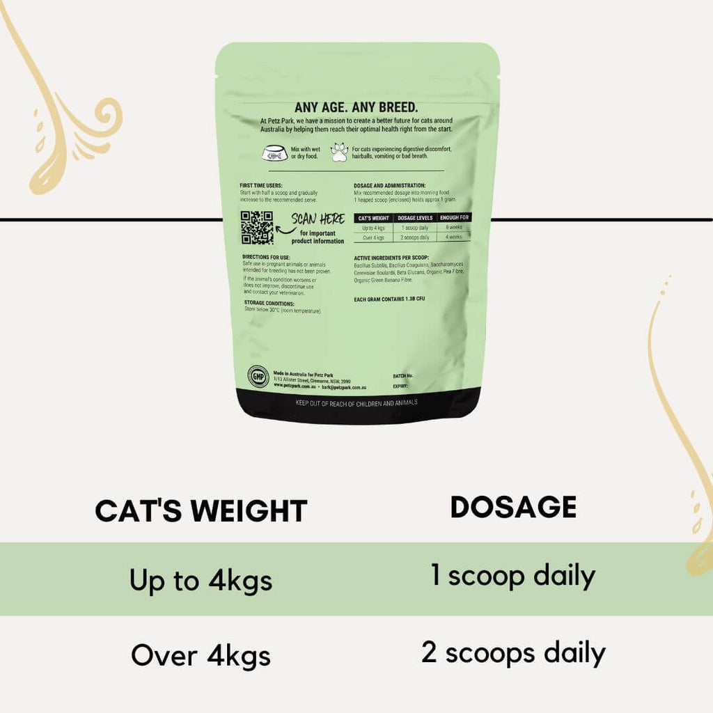 PetzPark - Probiotic - For Cats - 60g Powder