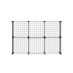 i.Pet Pet Dog Playpen Enclosure Cage 20 Panel Puppy Fence Play Pen Foldable Metal