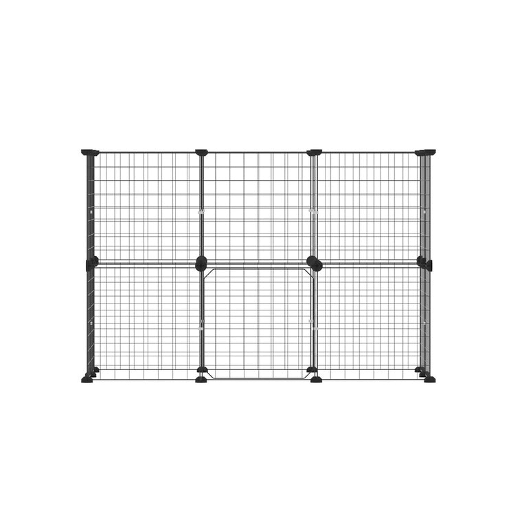 i.Pet Pet Dog Playpen Enclosure Cage 20 Panel Puppy Fence Play Pen Foldable Metal