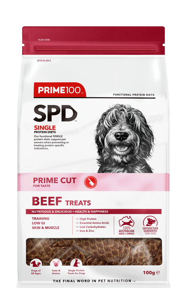 Prime100 - SPD Prime Cut - Beef Treats - 100g
