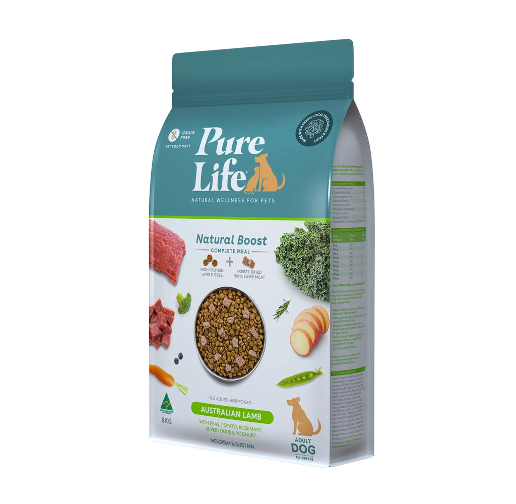 Pure Life - Adult Dog - GRAIN FREE - Australian Lamb - 1.8kg