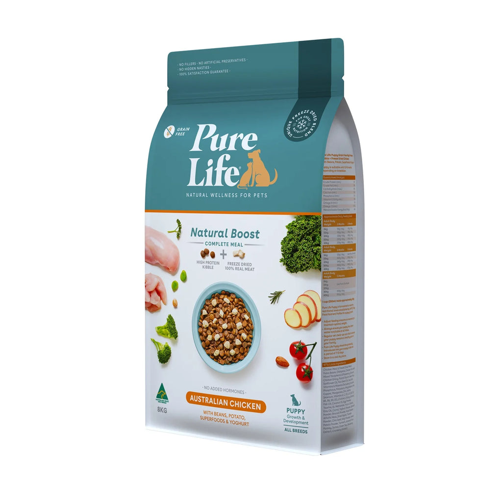 Pure Life - Puppy - GRAIN FREE - Australian Chicken - 8kg