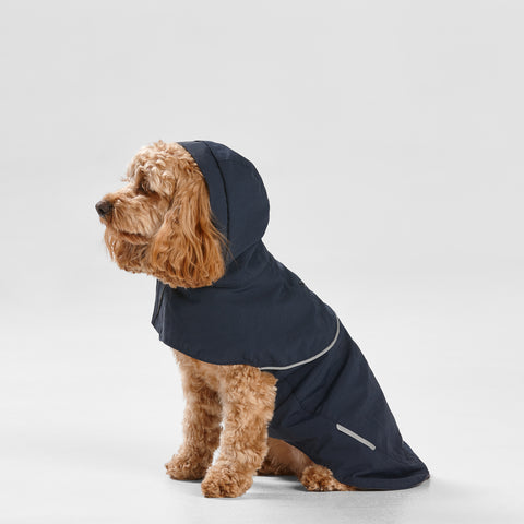 Snooza Wear - Rip-Stop Hooded Raincoat - Navy - Extra Large-large-Medium-Small-Xsmall