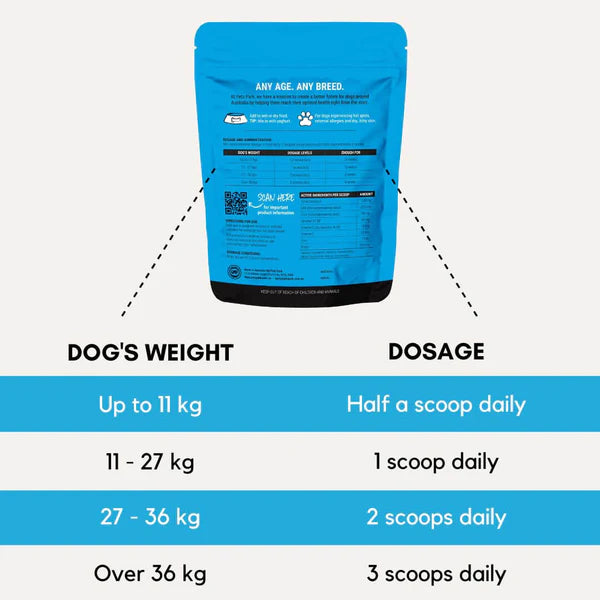 PetzPark - Skin + Coat - For Dogs - 180g - 90g Powder