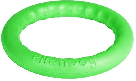 PitchDog - Fetch Ring - Green -30cm- 20cm