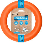 PitchDog - Fetch Ring - Orange - 30cm-20cm