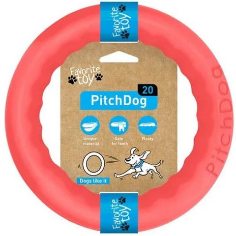 PitchDog - Fetch Ring - Pink - 30cm-20cm