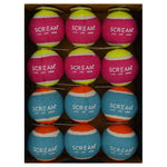 Scream - Tennis Ball - Medium - assorted Colours - Box 12