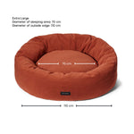 Snooza - Self-Warming Polar Fleece Cuddler - Rust - Extra Large - Large - Medium - Small