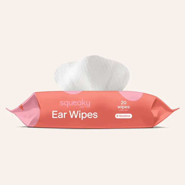 Squeaky - Probiotic Pet Ear Wipes - 20 Wipes