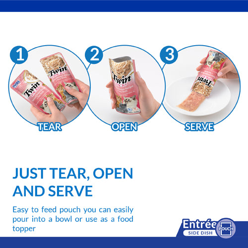 Inaba - Cat Twin Packs - Tuna and Chicken Recipe in Tuna Broth - Carton of 6