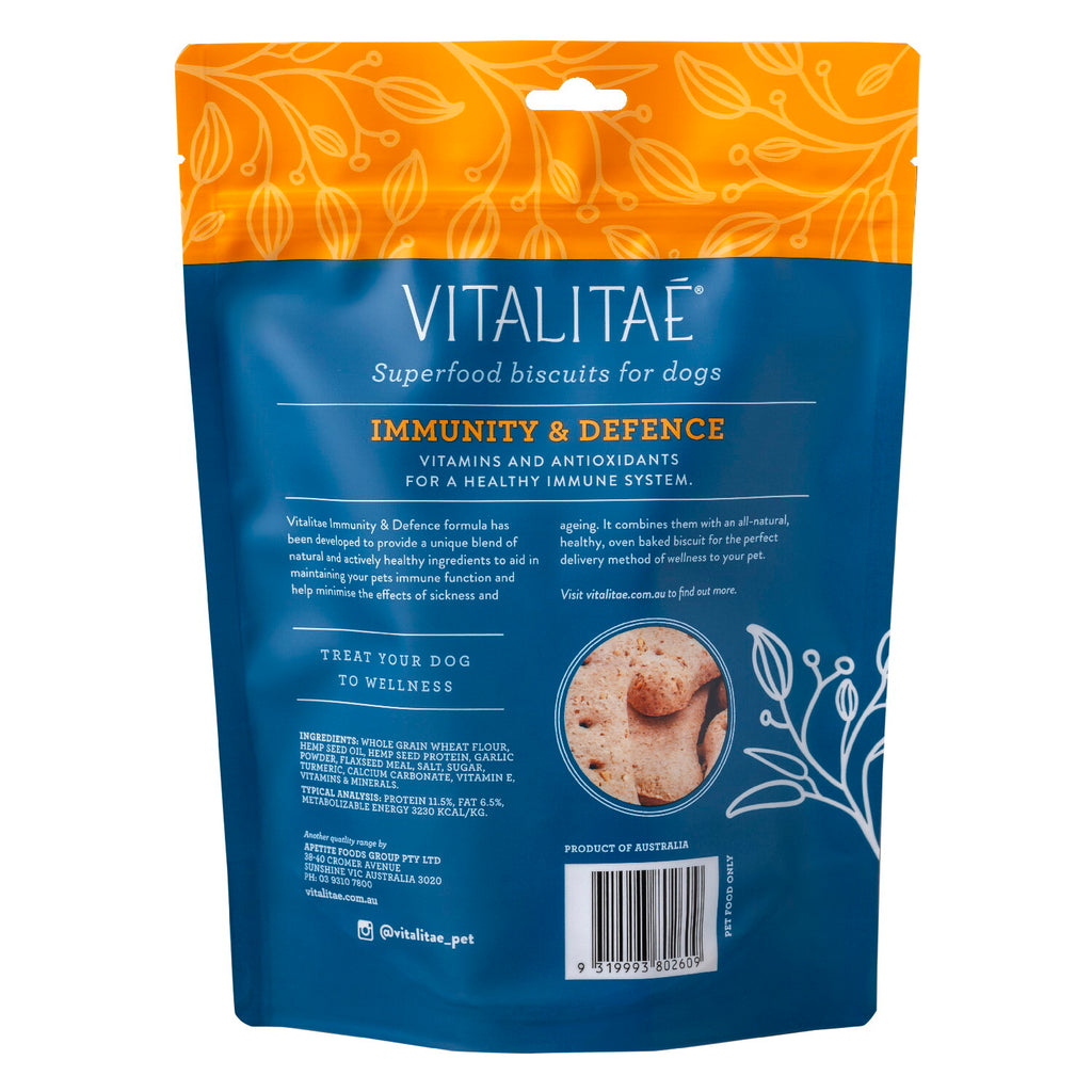 Vitalitae - Superfood Biscuits for Dogs - Immunity & Defence - 350g