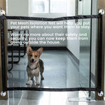 Floofi Pet Safety Barrier Dog Isolation Net Portable Folding Pet Fence Dog 100cm