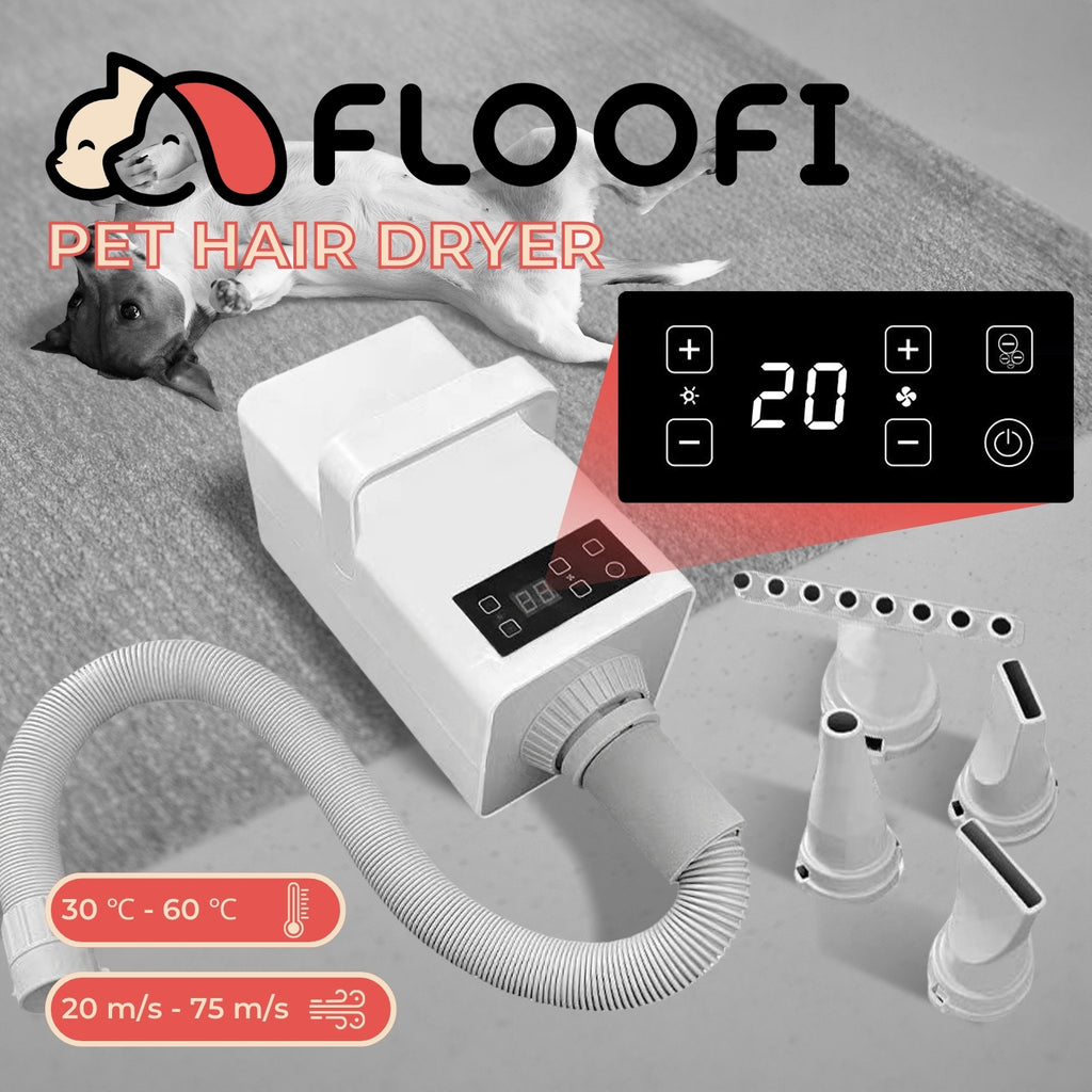 Floofi Pet Hair Dryer - White