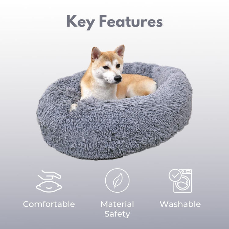 Floofi Pet Bed 80cm (Grey)