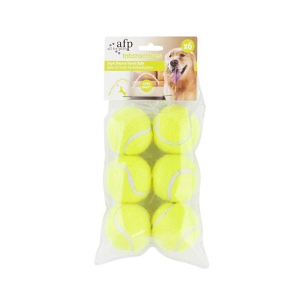 AFP - 6 Pack Replacement Balls For Interactive Hyper Fetch Mini All For Paws