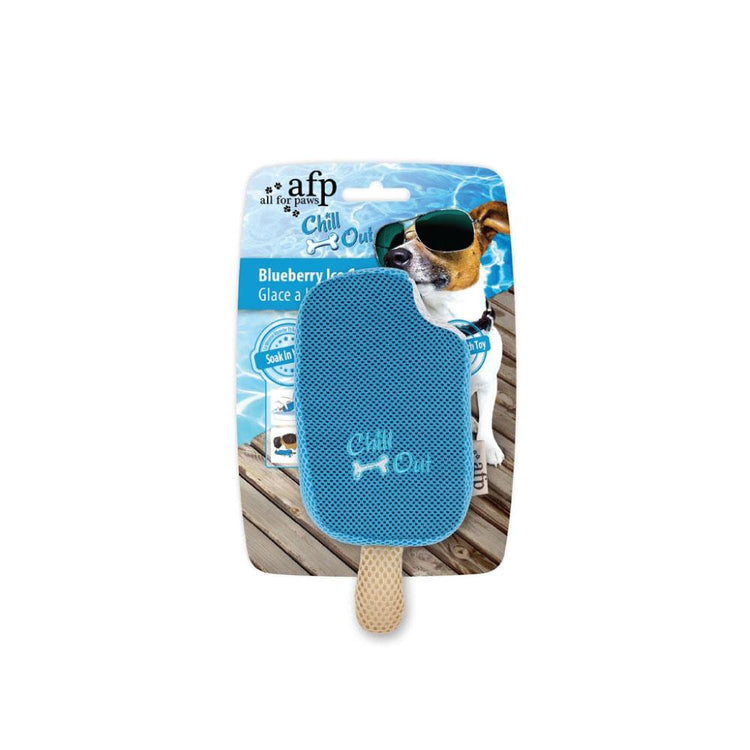 Blueberry Ice Cream Shape Chew Play Toy AFP - Blue